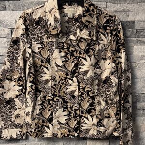 Appleseeds Floral Patterned Jacket 12p new no tag